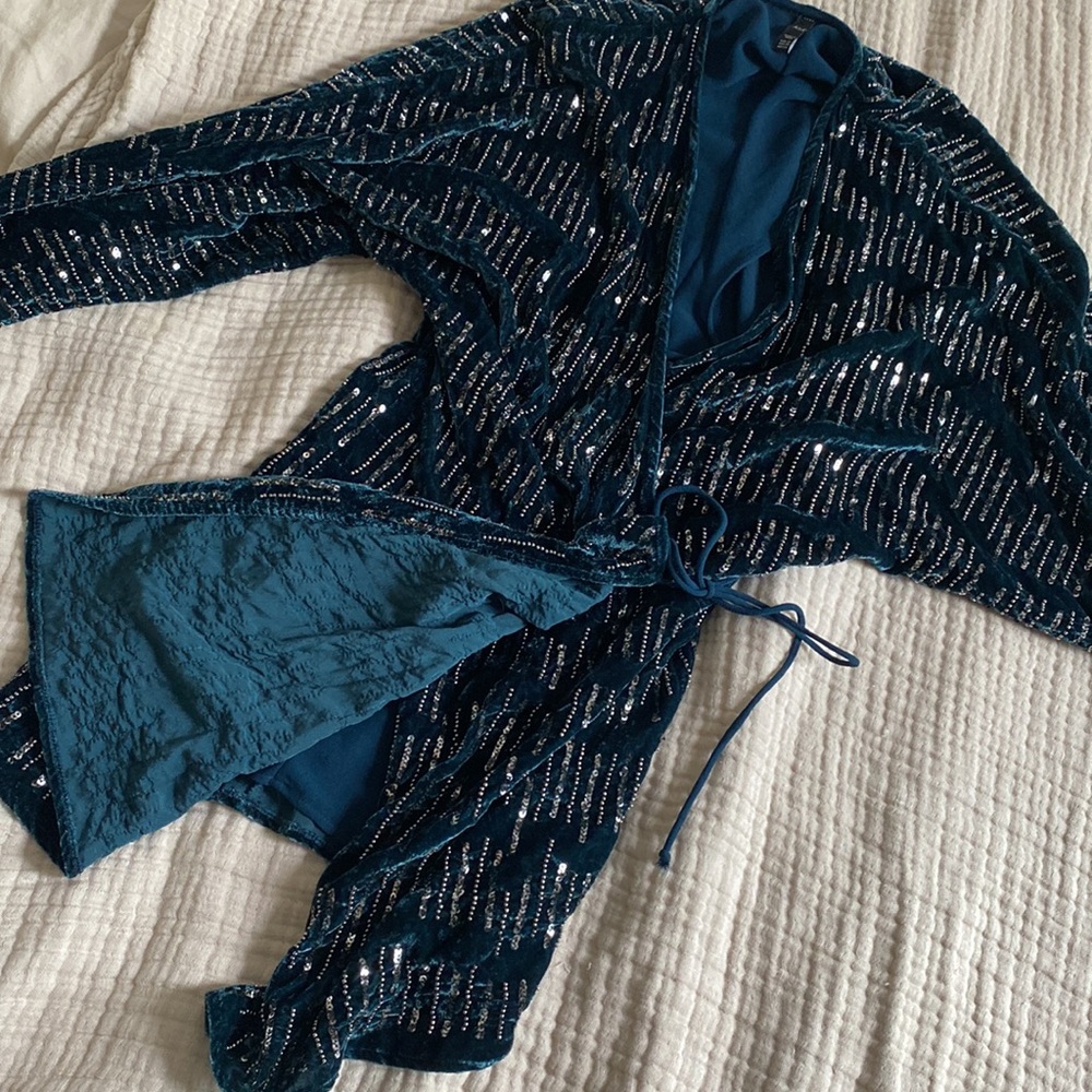Zara sequined kimono